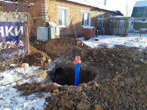 установка кессона для скважины